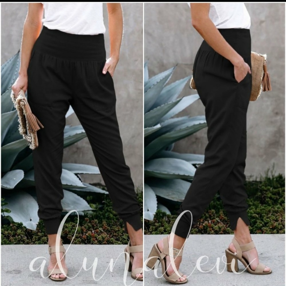 High Rise Lightweight Joggers - Picture 10 of 10